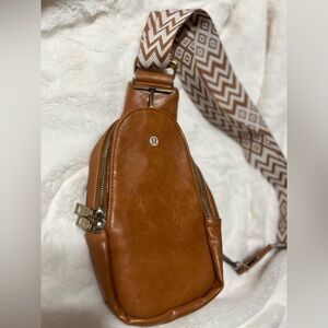 Lululemon Brown Crossbody Bag